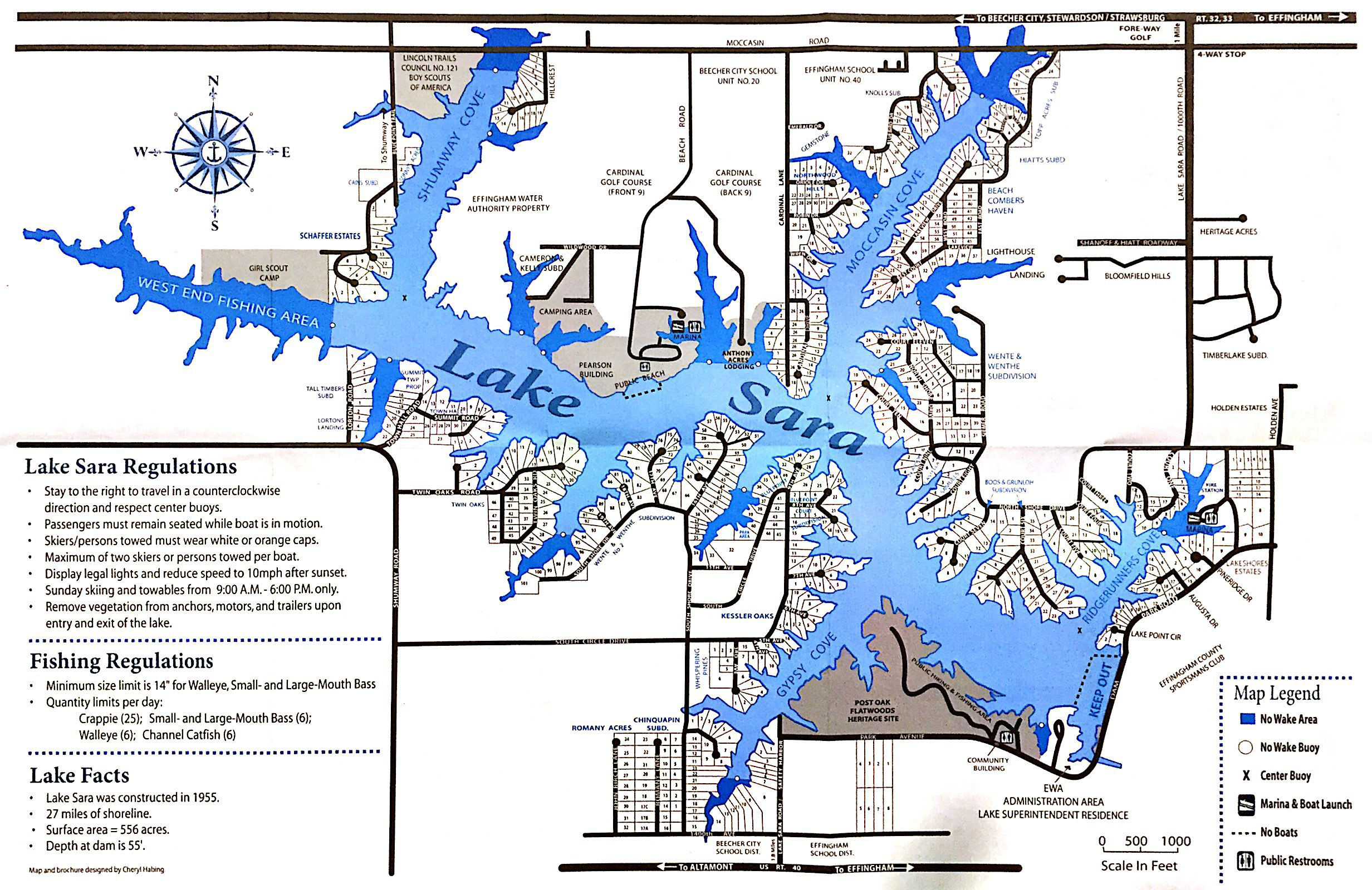 Boating effingham water authority